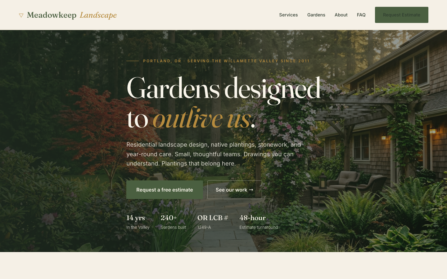 Meadowkeep Landscape