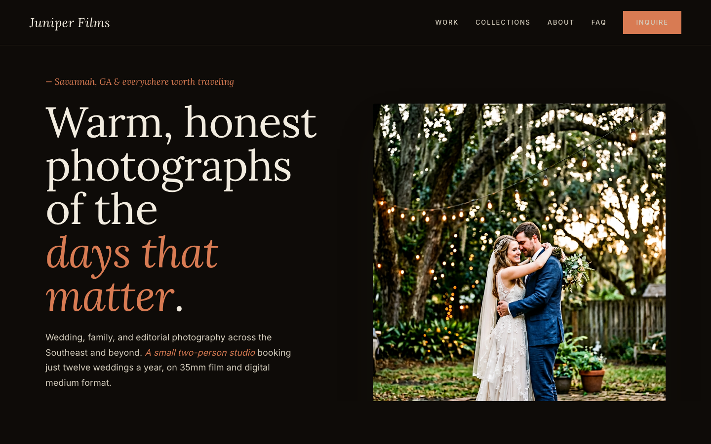 Juniper Films Photography